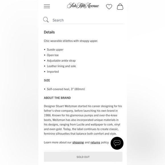 Stuart Weitzman Black Spotlight Strappy Suede Sandal Heel Size 9 $orig$ 425 - Picture 5 of 10